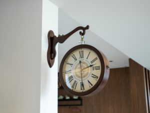 clock representing time and attendance management system
