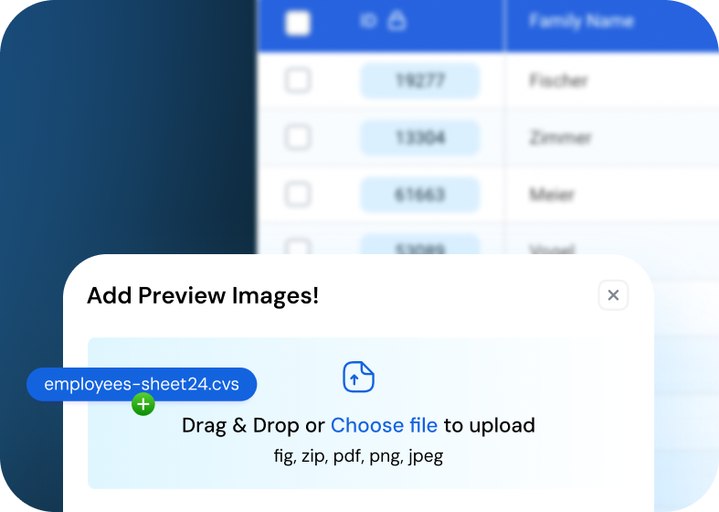 Intelligent Standard Import Templates