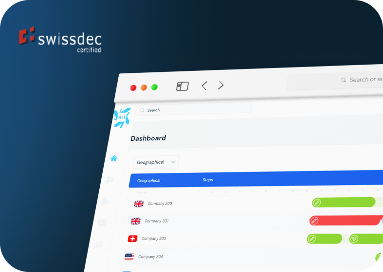 Swissdec Certified Electronic Declarations